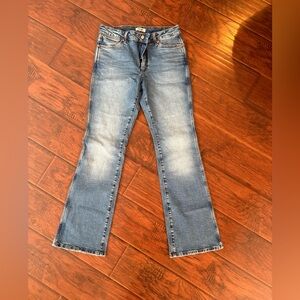 Wrangler Women's Flare Jeans in Classic Blue